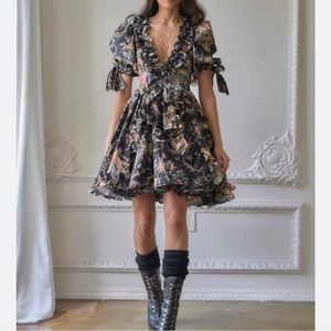 Selkie The Cotton Marie Dress in Midnight Paris (Size 2X), New with tags